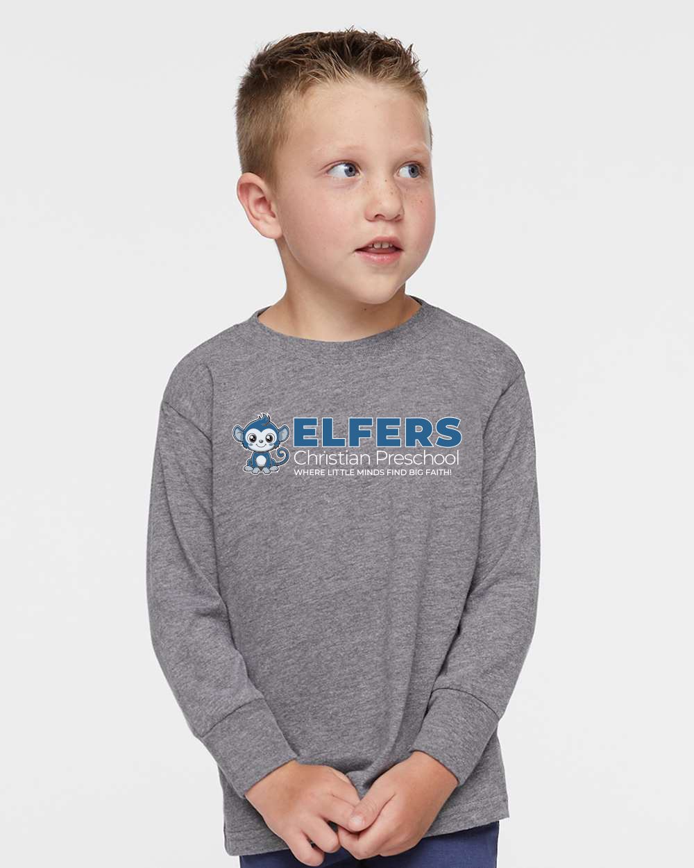 Toddler Long Sleeve Model Mock Up